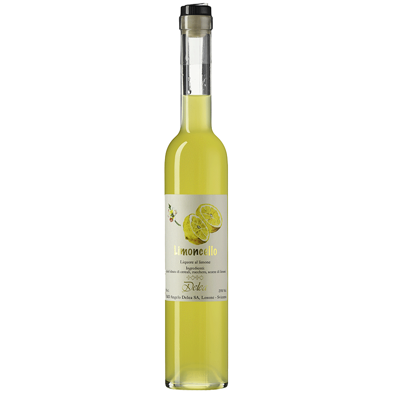 Limoncello Liquore a Base di Limone Delea Vini e Distillati Ticino