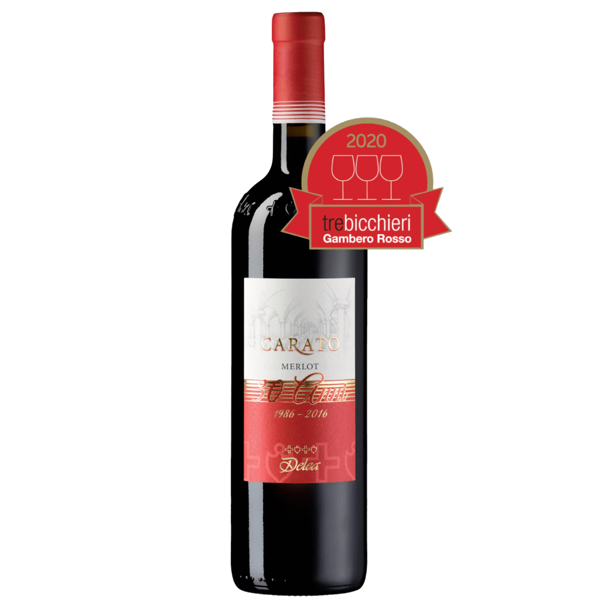 DELEA Rossi 75 cl / 2016 CARATO MERLOT TICINO DOC